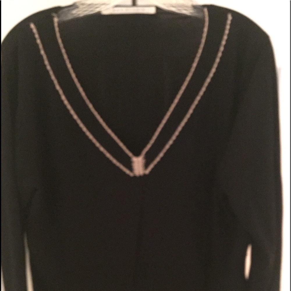 Deep V Neck Sweater